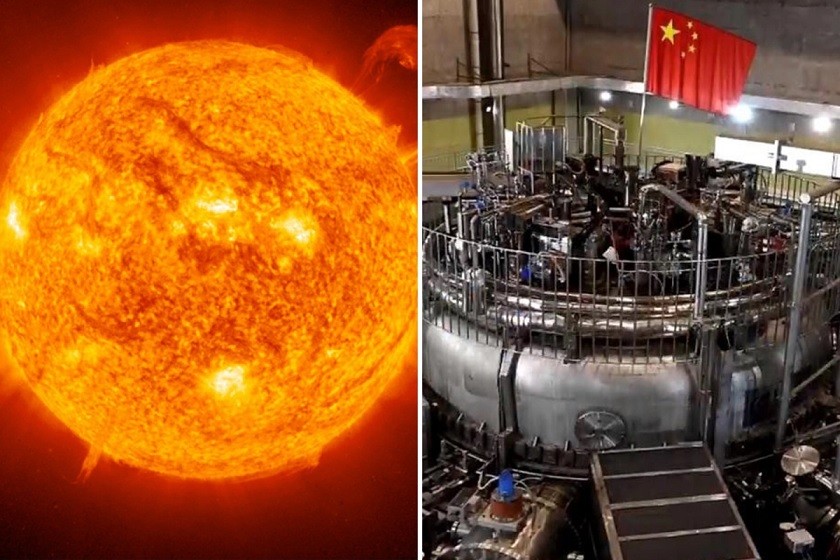 China made 'artificial sun' Temperature of 120 million degrees Celsius